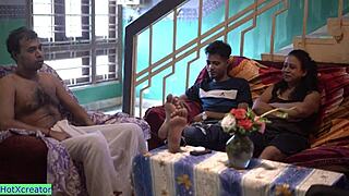 Bhabhi's wild gangbang party ignites amazing interracial heat