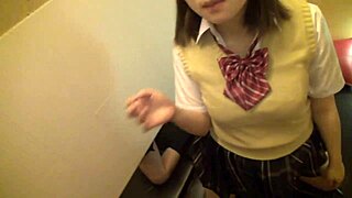 japan's hidden massage cam catches huge tit rubs 😍