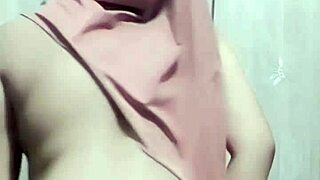 arab hijab teacher guru dances naked while teasing her big pussy solo