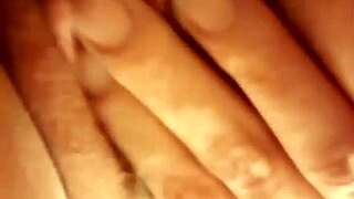 Young Slut Fingers Tight Pussy for Dirty Old Man Cock