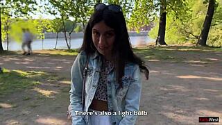 What If Friend's Toy Makes Me Cum in Skirt on Busy Street?