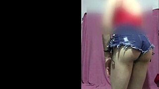 latina ladyboy prostitute rips sister's jeans for shemale ass play pt 2