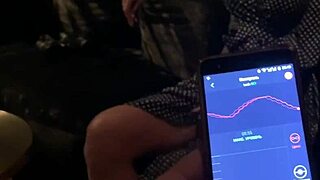 Risky Lovense Vibrator Orgasm at Bar