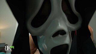 What if ghostface surprises with deepthroat face fuck?