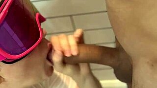 bathroom dickflash adventure flashes monster cock part 1