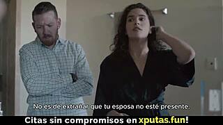 brunette milf rides cock with spanish passion subbed
