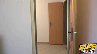 hey that freckled blonde teen with big tits got fucked rough in dorm