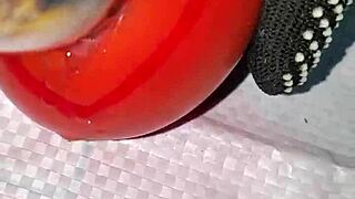 redhead's wet asshole gets hardcore banana anal by daddy man