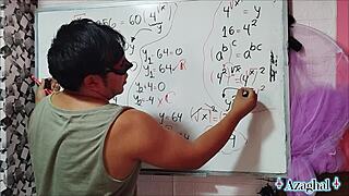 asian amateur explores bedroom algebra roots intimately