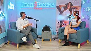 colombian loren late rides fuck machine to 7 orgasms on juanbustospodcast