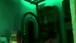 amateur latina couple gets cozy and sensual on webcam in the dark