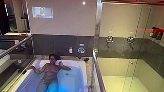 One Peaceful Tub Day with Big Black Ebony Ass Worship