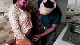 Devar why you fuck desi bhabhi pussy so rough in kitchen today