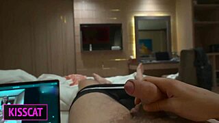 stepmom shares hotel bed lets stepson fuck tight pussy cum on huge ass