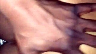 Bald fat ebony teen with huge curvy ass flees from massive black cock