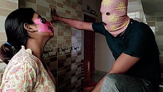Devar why you fuck desi bhabhi pussy so rough in kitchen today