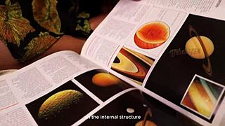 wanna worship this hot teacher's big tits during rough astronomy lesson?