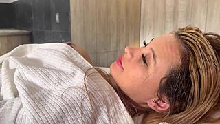 stepmom karen sleent begs stepson to fuck ass in new house till creampie