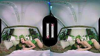 VRCosplayX parodies Dani Jensen as Poison Ivy in pov cowgirl fucking