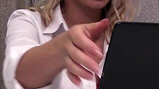 cherry rocks heels as the ultimate sexy secretary fantasy