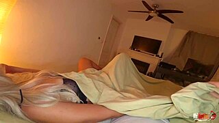 sharing bed with stepmom: she begs sex in every hole, double ass cum