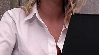 cherry rocks heels as the ultimate sexy secretary fantasy