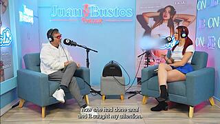 colombian loren late rides fuck machine to 7 orgasms on juanbustospodcast