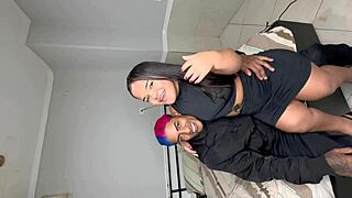anazinha's petite xoxota takes 10cm grasura bent over car first time