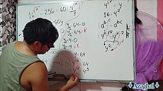 asian amateur explores bedroom algebra roots intimately