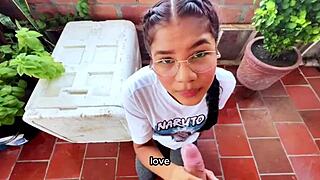 entrenando esta morena fitness con culo perfecto en porno español pov