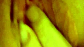 Young Slut Fingers Tight Pussy for Dirty Old Man Cock