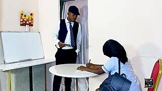 wanna know how biology teacher simplifies lessons with pussy?