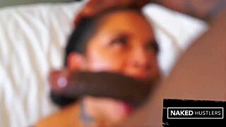 Slimthick Latina Cornrows Bounce On Big Black Cock