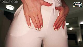 Sexy Sheer Bra Panties Thong Try-On Tease Hannahjames710