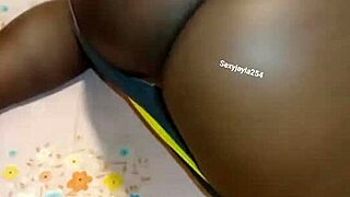 naughty bottom bends over to show huge ass