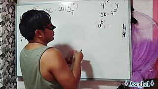asian amateur explores bedroom algebra roots intimately