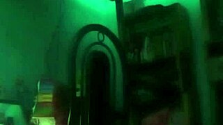 amateur latina couple gets cozy and sensual on webcam in the dark