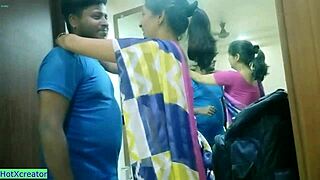 Village Bhabhi's Beautiful Pussy Gets Cheating Creampie Fuck