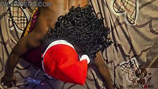 ebony babe dances then sucks big black cock before rough gym pounding and squirting