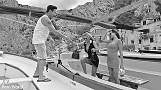 i can't believe shalina devine and olivia del rio swapped cum after dp gangbang