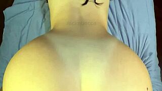 big ass girlfriend moans loud taking it deep doggystyle from friend