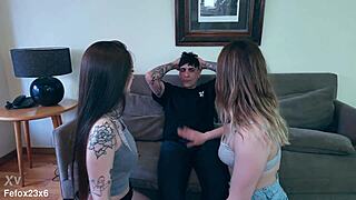 Our swinger 4some got wild with deepthroats facials and rough pussy pounding!