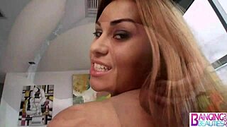 latina pornstar's big ass gapes wide from monster cock anal to mouth