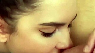 Gym babe gives juicy big tits pov blowjob tittyfuck with monster cock