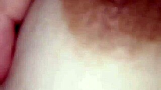 Milf squirts milk latte straight from her slutty nipples