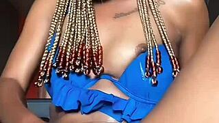 african tight pussy beauty temi the baddie dildos her wet hole horny