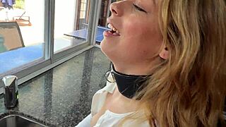 tiny stepdaughter bent over for old man discipline creampie fantasy!