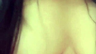 Bonita young Brazilian Milla Santiago the hot Japanese-lookalike milf masturbates sensually in dorm