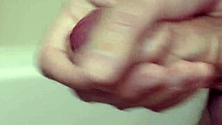 dick cums deliciously in close-up slow motion