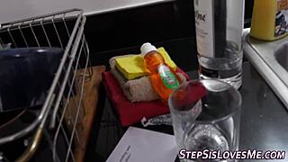 Teen Stepsis Babe Pounded In Shower Hardcore